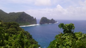 A view of Pola Island in the National Park of American Samoa.