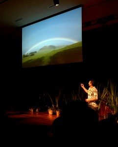 Noa Kealakekua Lincoln of Hawaii speaks about  'When you're hungry you harvest'