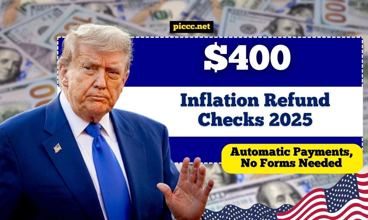 $400 Inflation Refund Checks 2025- Automatic Payments, No Forms Needed