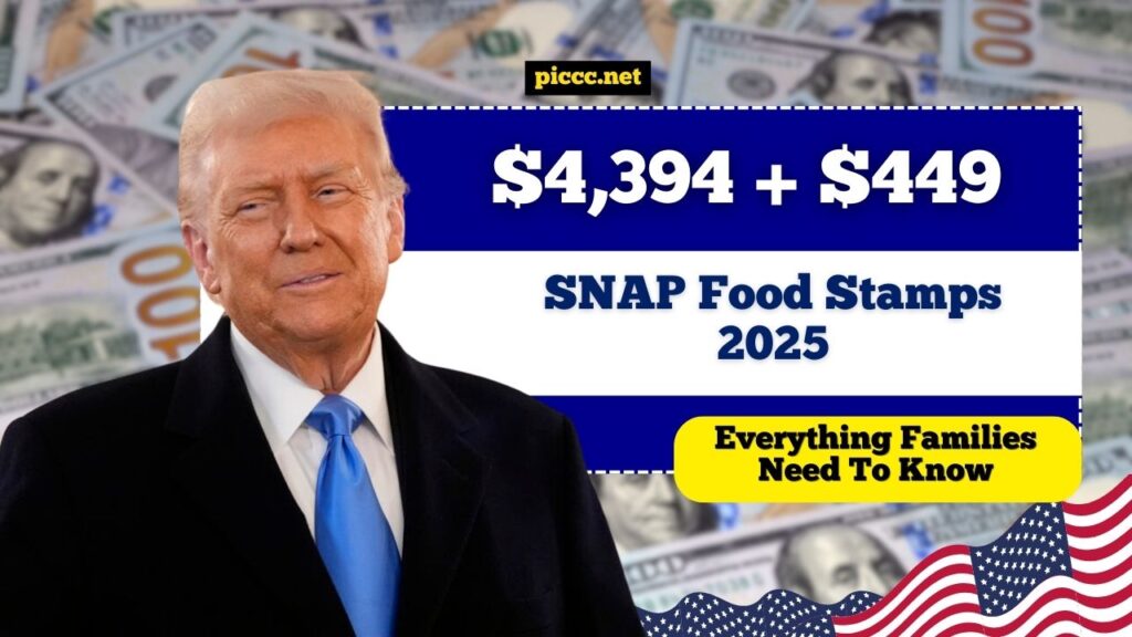 $4,394 + $449 SNAP Food Stamps 2025 – Everything Families Need To Know