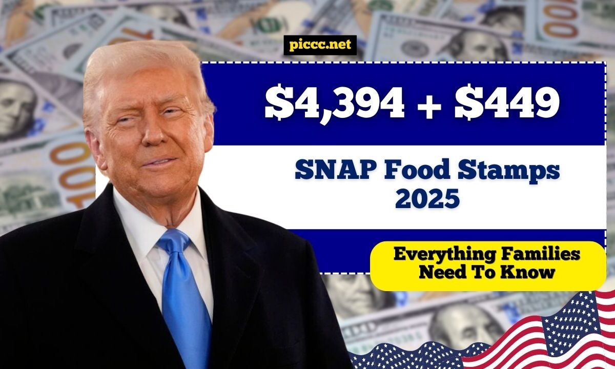 $4,394 + $449 SNAP Food Stamps 2025 – Everything Families Need To Know
