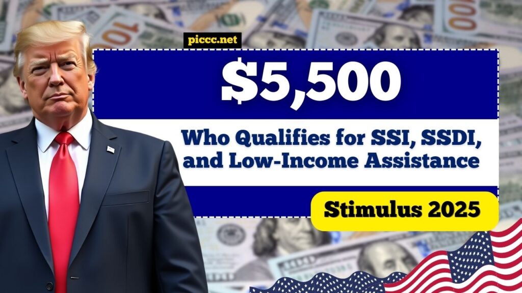 $5,500 Stimulus 2025 – Who Qualifies for SSI, SSDI, and Low-Income Assistance