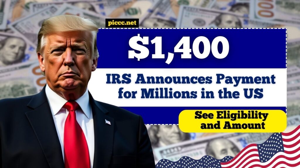 IRS Announces $1,400 Payment for Millions in the US – See Eligibility and Your Expected Amount