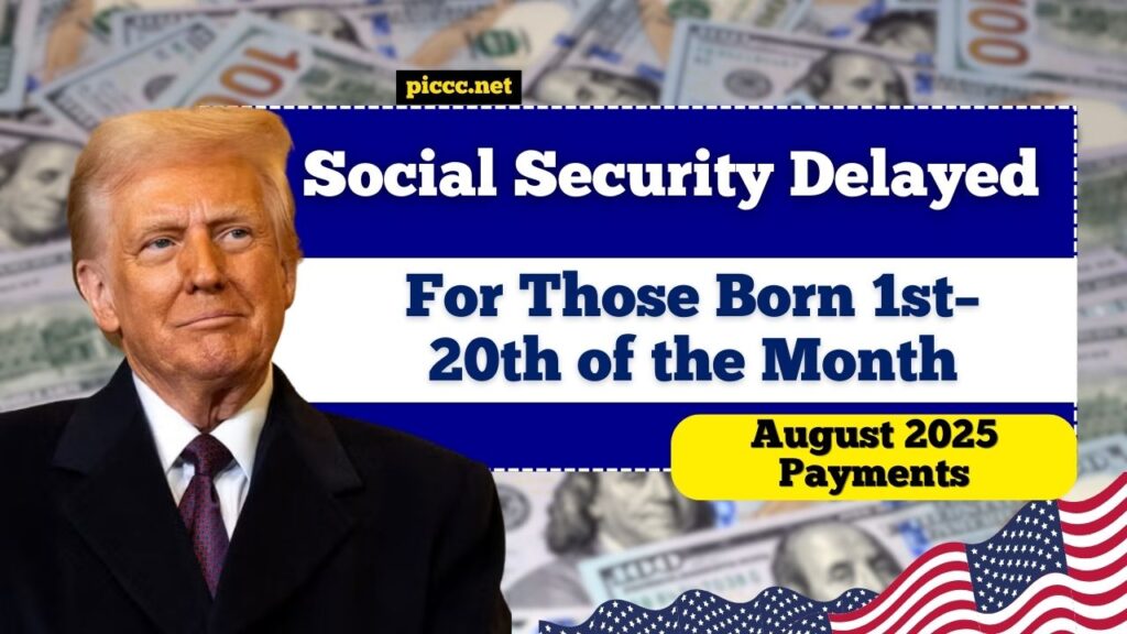 Social Security Delayed for Those Born 1st–20th of the Month: August 2025 Payments Still Pending for Some Groups